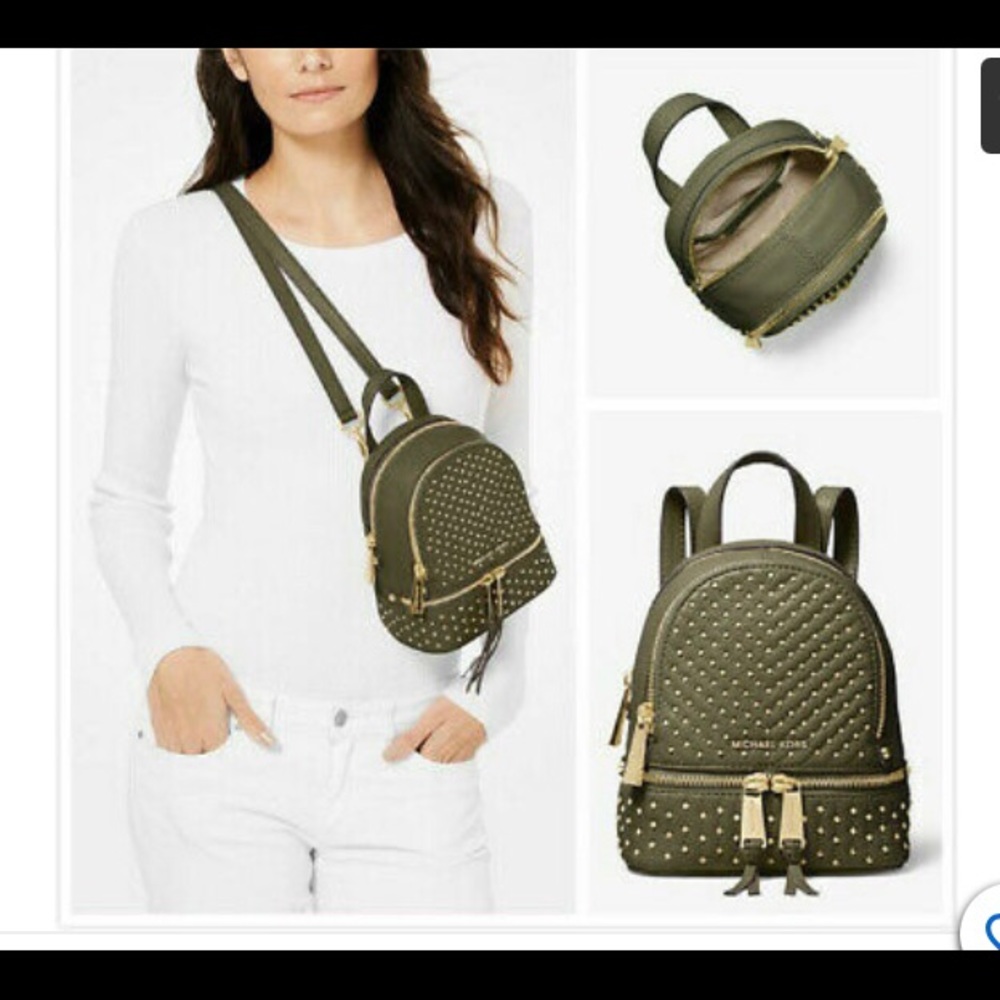 Michael kors mini backpack